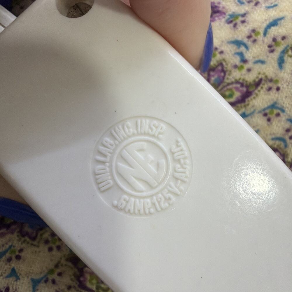 Vintage Rare 1972 Sunbeam Heating Pad Purple Floral Original Box & Manual Tested - Picture 16 of 16
